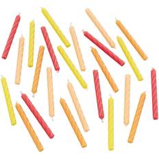 Wilton Red, Orange and Yellow Birthday Candles