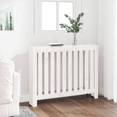 vidaXL white, 108.5 84 Solid Wood Pine Radiator Cover Radiator Cabinet Multi Colours/Sizes