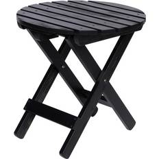 Round black side table Company 4118BK Adirondack Outdoor Side Table