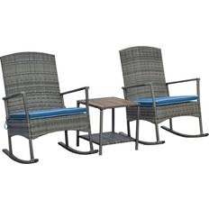 Patio Chairs OutSunny 3 Pieces