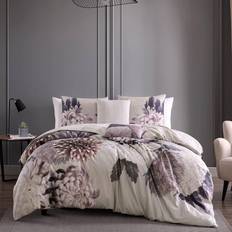 California King - White Textiles BEBEJAN Bloom 230 Thread Count Bedspread Purple