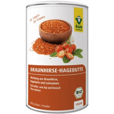 Raab Vitalfood Bio Braunhirse-Hagebutte 600g