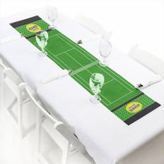 Toys You Got Served Tennis Petite Party Paper Table Runner 12 x 60 inches Green