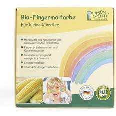 Grünspecht Bio-Fingermalfarbe 4 Farben