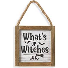 Horror-Shop What´s up Witches Halloween Wandbild Wanddeko