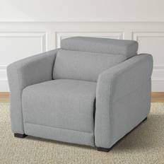 Isla Gray Tweed Power Armchair