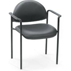 Boss Office Products Vinyl Modern Stacking Kitchen Chair