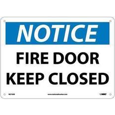 Workplace Signs on sale NMC Marker Notice Signs; Fire Door Keep Closed 10X14