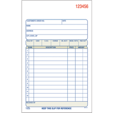 Calendar & Notepads Adams Sales Order Book, Ruled, 2-Part, 4