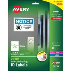 Avery Labeling Tapes Avery Easy Align Self-Laminating ID Labels Labels