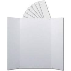 White Stamps & Stamp Supplies Flipside Corrugated Presentation Boards with Headers, 36" x 48" White, 24/Pack FLP30242 White