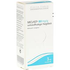 Nagelprodukte MICLAST 80 mg/g wirkstoffhaltiger Nagellack Wirkstoffhaltiger Nagellack 3 Milliliter