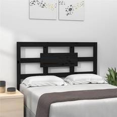 vidaXL black, 95.5 Solid Pine Bed Sänggavel