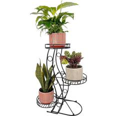 Indoor Plant Stands Cocoyard Three Flower Pot Collapsible Plant Stand.