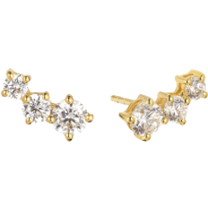 Sif Jakobs Belluno Piccolo Earrings - Gold/Transparent