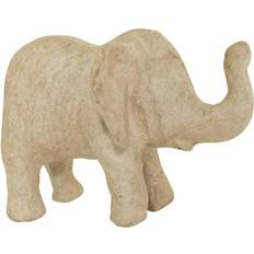 Papier Dekofiguren Decopatch Elephant Natural Brown Dekofigur 8cm