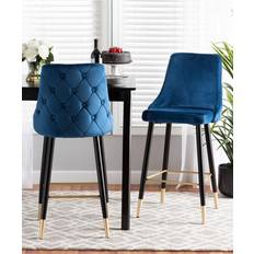 Baxton Studio Giada Contemporary Glam Luxe Bar Stool