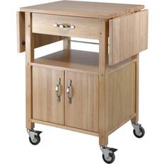 Tables Winsome Wood Rachael Drop Leaf Cart Trolley Table