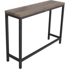 Venture Design Rise Black/Teak Småbord 30x110cm