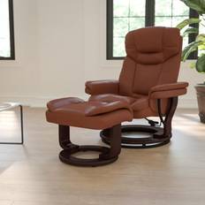 Brown Armchairs Flash Furniture BT-7821-VIN-GG Contemporary Vintage Armchair