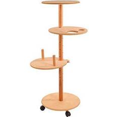 Brown Shelving Systems Mabef Multi-Level Artist Stand Shelving System