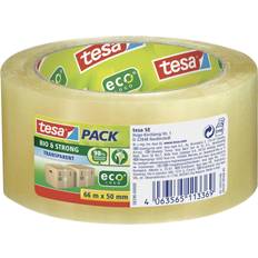 Versandverpackungen TESA 58296 Bio & Strong Transparent Packaging Tape 50mm x 66m