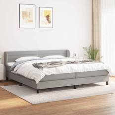 vidaXL Stoff Boxspringbett