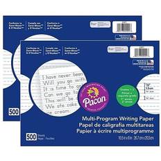 Blue Planning Boards PaconÂ® Multi-Program Handwriting Paper, 1/2" Per 2