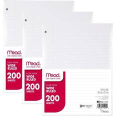 Mead Filler Paper Loose Leaf Paper Wide 200 Sheets/Pack