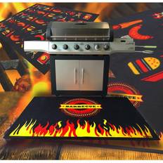 Grill Mats Floortex BBQ Mat Grill Mat Flame Mat Flame