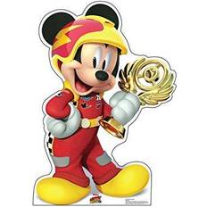 Mickey Trophy Disney s Roadster Racers Cardboard Stand-Up 3.5ft