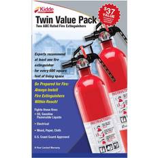 Fire Extinguishers Kidde Basic Use Fire Extinguisher with Easy Mount Bracket 1-A:10-B:C, Dry Chemical, One-Time