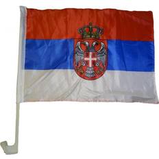 Fahnen & Zubehör Autoflagge Serbien 30