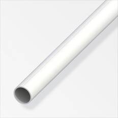 alfer Rundrohr 1 m, Ø 11.5 mm PVC Kunststoff glatt weiss