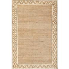 Area Rug Brown, Natural, White