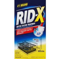 Rid-x Septic System Treatment Concentrated Powder, 9.8 oz, 12/Carton