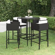 vidaXL Patio Poly Outdoor Bar Set