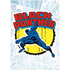 Rot Wanddekor Komar Wandtattoo Black Panther Comic Classic