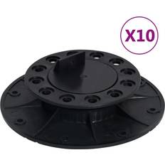 vidaXL Adjustable Feet for Decking 10 pcs 25-40 mm