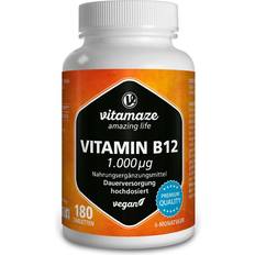 Vitamaze B12 1.000 µg hochdosiert vegan Tabletten