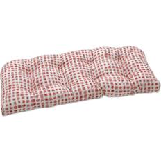 Pillows Pillow Perfect Outdoor/Indoor Loveseat Alauda Coral Isle Complete Decoration Pillows White, Orange, Red