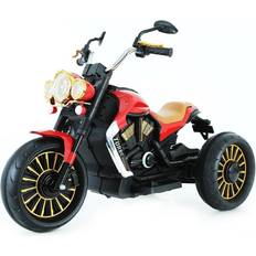 E-Motorräder reduziert Chipolino Kinder Elektromotorrad TURBO, Bluetooth, MP3, USB, Lichter, bis 30 kg rot