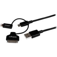 StarTech USB A 2.0 - USB B Micro/Lighting/30-Pin 3.3ft