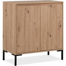 Braun - Luken Schrank Finori Korsika Artisan Eiche Lagerschrank 81x87cm