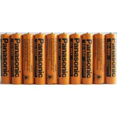 Batteries & Chargers Panasonic HHR-75AAA/B-10 Ni-MH Rechargeable Battery for Cordless Phones, 700 mAh Pack of 10