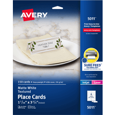 Avery Presentation Boards Avery Printable Place Cards With Sure Feed