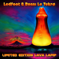 Lavalampen Ronni Ledfoot/le Tekro Limited Ed Lavalampe