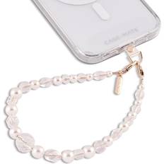 Case-Mate Phone Strap Beaded Wristlet - White Marble