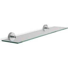 Glass bathroom shelves Croydex Pendle Flexi-Fix glass shelf