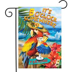 Interior Details Briarwood Lane 5 O'Clock Paradise Summer Garden Flag Wall Decor